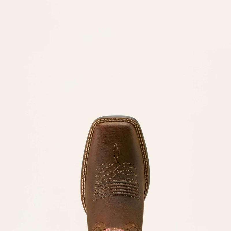 Ariat Bottes Western Round Up Wide Square Toe Sassy Brown