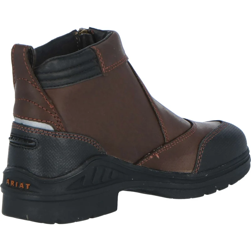 Ariat Chaussures d'Écurie Barnyard Side Zip Marron foncé