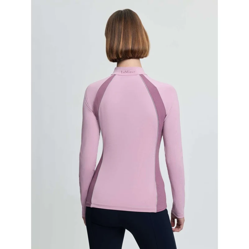 LeMieux Base Layer Philippa Mesh Longues Manches Fondant