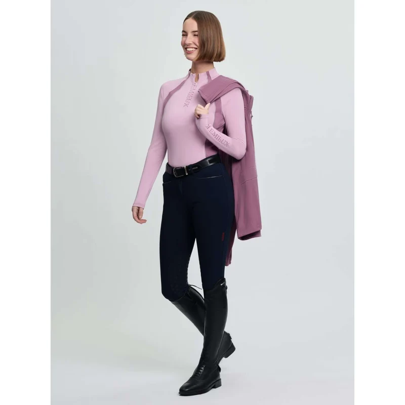 LeMieux Base Layer Philippa Mesh Longues Manches Fondant