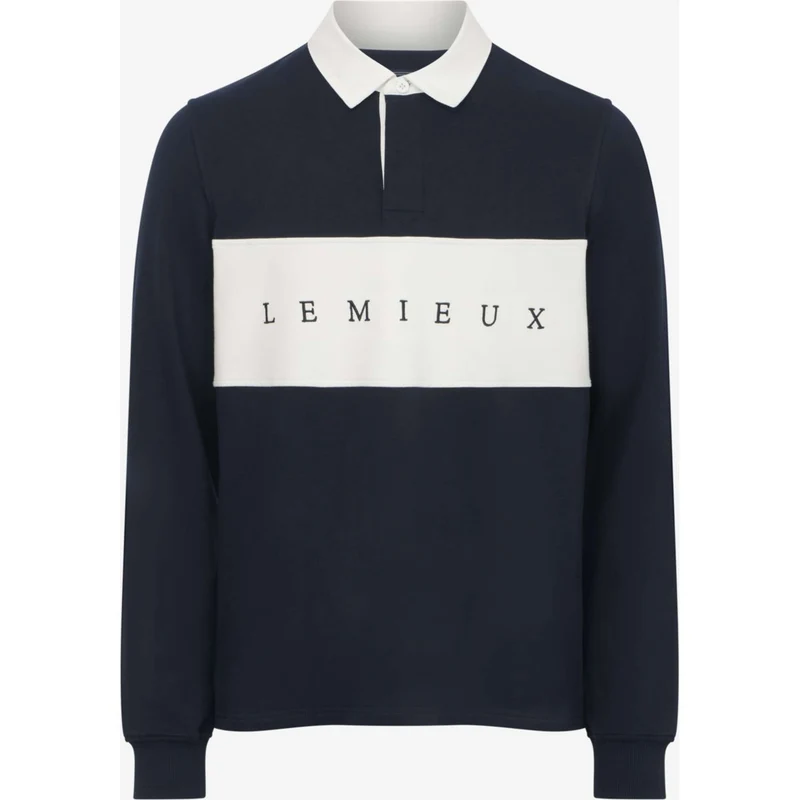 LeMieux Polo de Rugby Hommes Marin