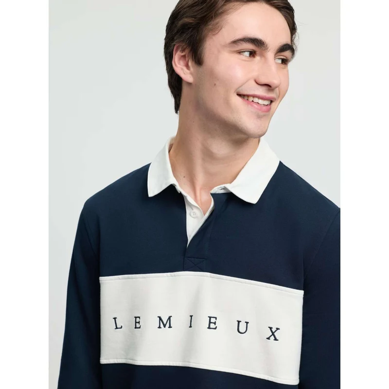 LeMieux Polo de Rugby Hommes Marin