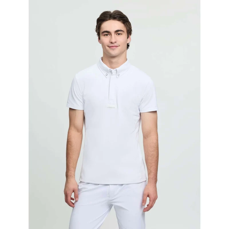 LeMieux T-shirt de Concours Competition Hommes Blanc