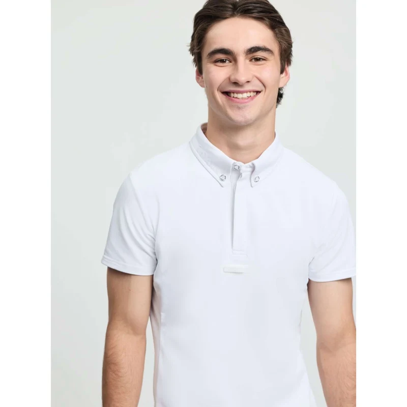 LeMieux T-shirt de Concours Competition Hommes Blanc