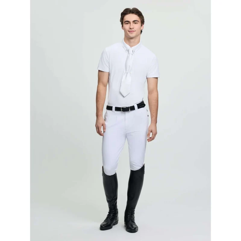 LeMieux T-shirt de Concours Competition Hommes Blanc