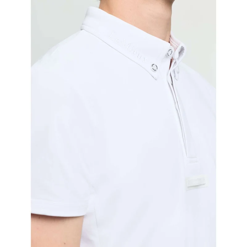 LeMieux T-shirt de Concours Competition Hommes Blanc