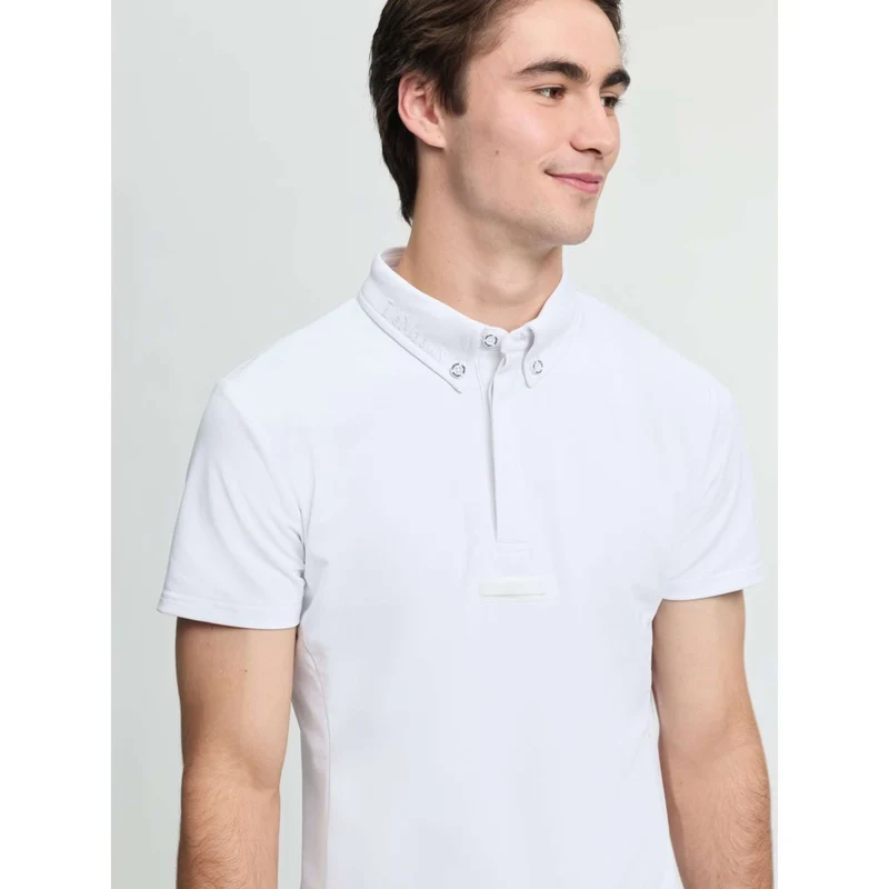 LeMieux T-shirt de Concours Competition Hommes Blanc