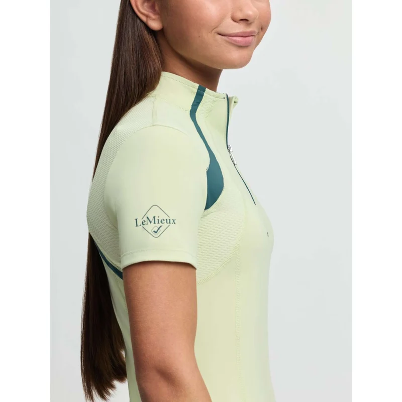 LeMieux Base Layer Young Rider Mia Mesh Macaron
