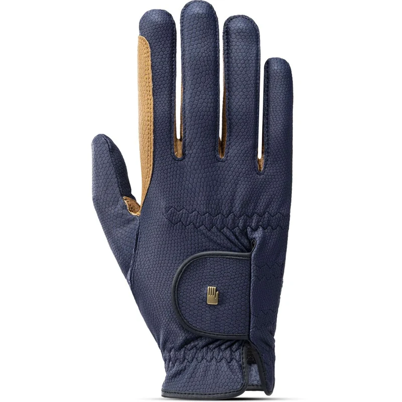 Roeckl Gants d'Équitation Malta Navy/Caramel