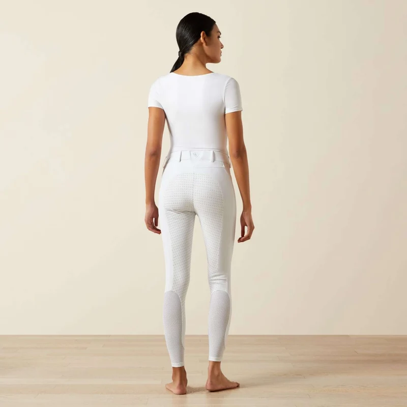 Ariat Pantalon d'Équitation Tri Factor NT Full Grip Blanc