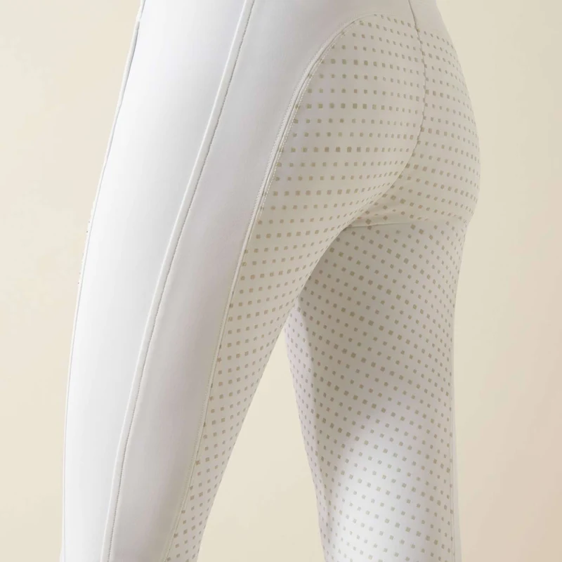 Ariat Pantalon d'Équitation Tri Factor NT Full Grip Blanc