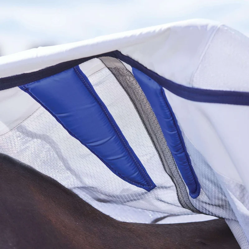 WeatherBeeta Couverture Anti-Mouches ComFiTec Hexi Combo Silver/Navy/White