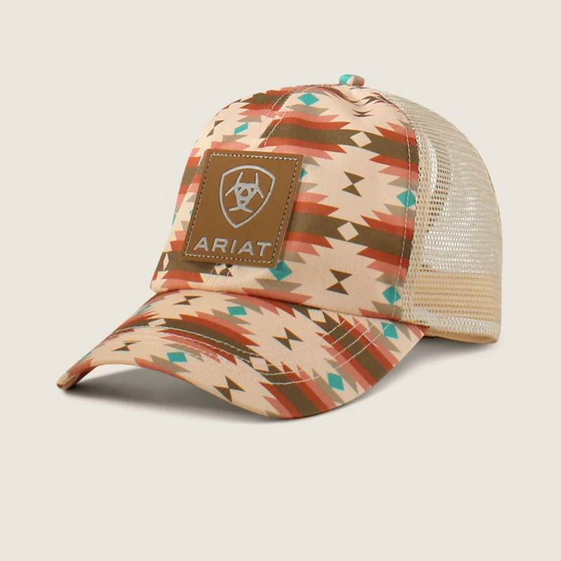 Ariat Casquette South West Print Logo Patch Femme Rose