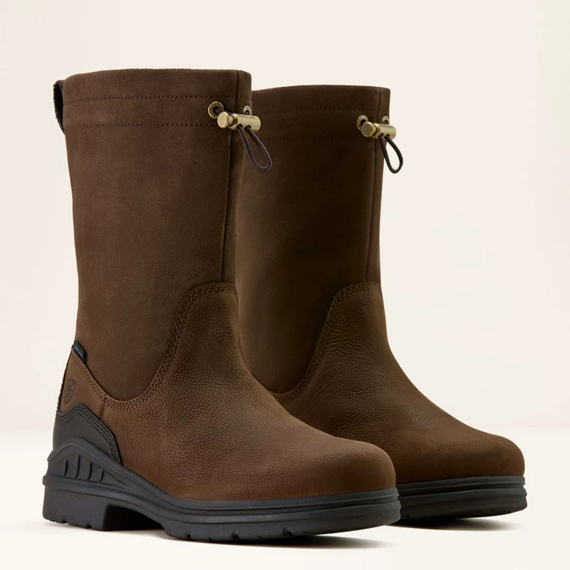 Ariat Bottes d'Extérieur Barnyard Brooke Waterproof Femme Vintage Brown