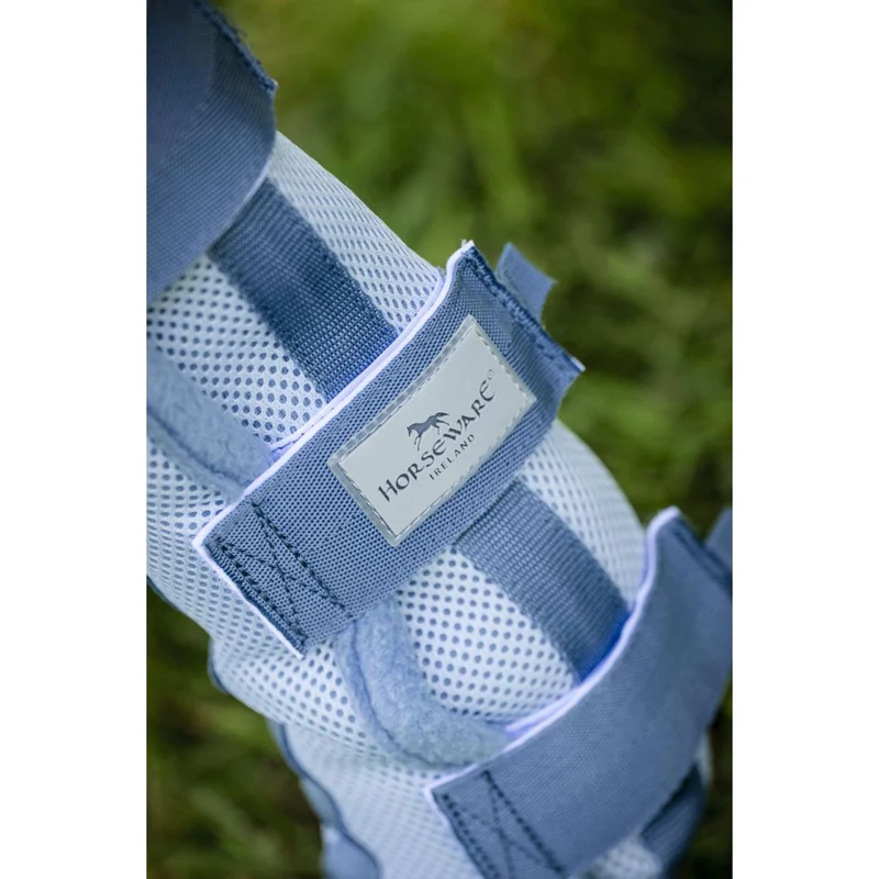 Horseware Fly Boots Set of 2 Heather Blue/Blue/Silver