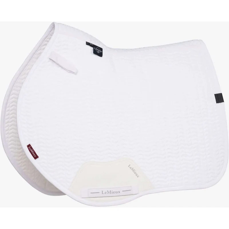 LeMieux Tapis de Selle Essence de Saut Blanc