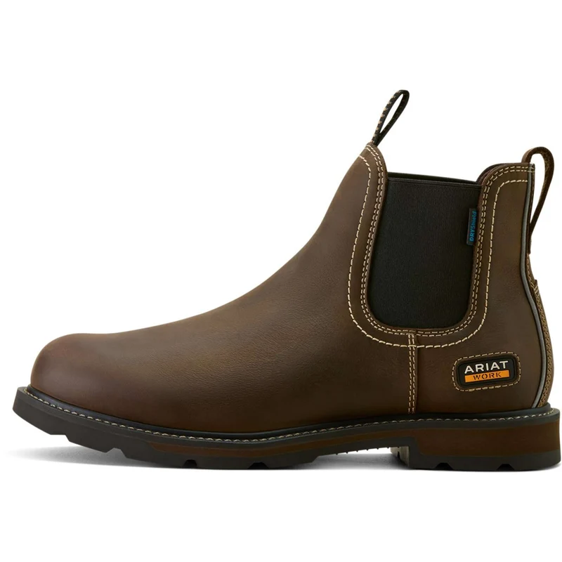 Ariat Jodhpurs Groundbreaker Chelsea H20 Hommes Marron foncé