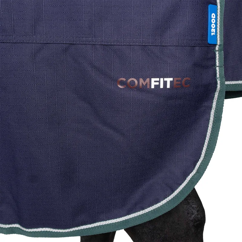 WeatherBeeta ComFiTec Plus Dynamic Turnout Detach-A-Neck 100g Navy/Forest Green