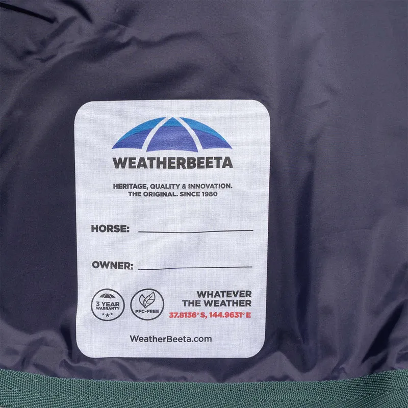 WeatherBeeta ComFiTec Plus Dynamic Turnout Detach-A-Neck 100g Navy/Forest Green