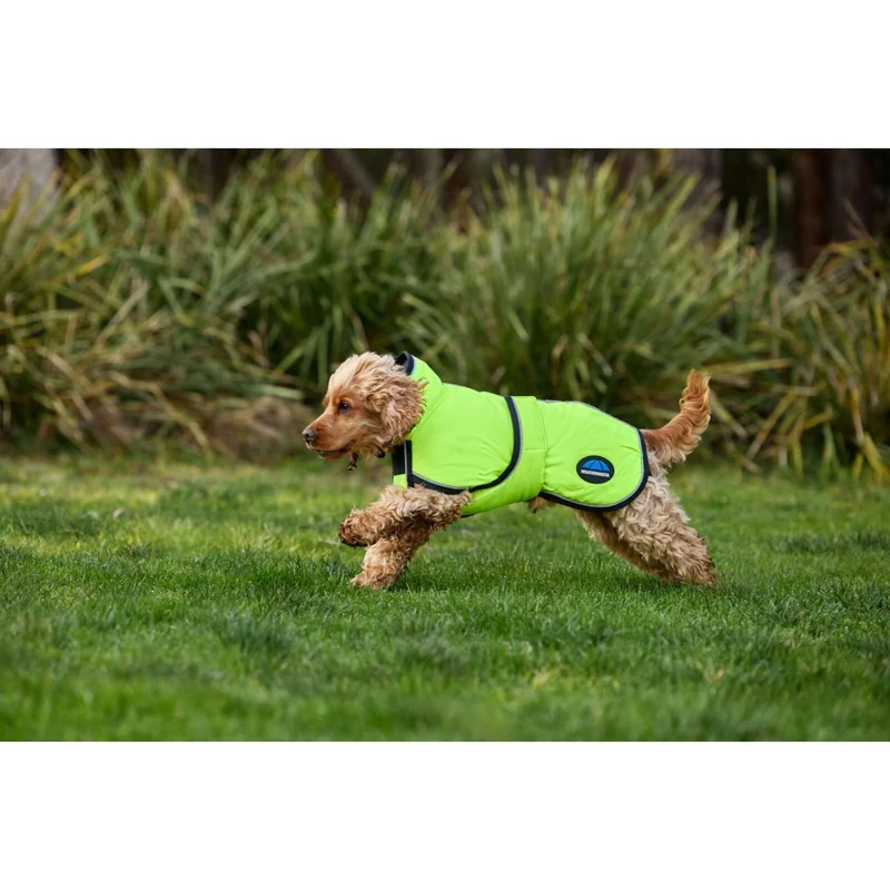 WeatherBeeta Couverture pour Chien ComFiTec Reflective 300D Deluxe Showerproof Jaune