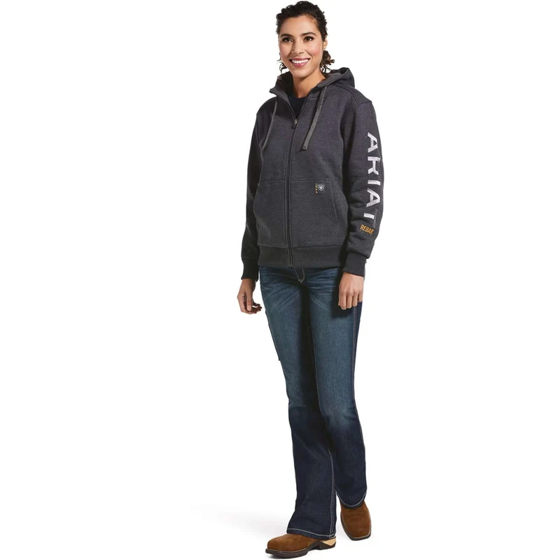 Ariat Veste Rebar All-Weather Femme Charcoal Heather