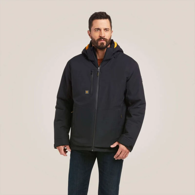 Ariat Veste Rebar Storm Fighter 2.0 Waterproof Hommes Noir