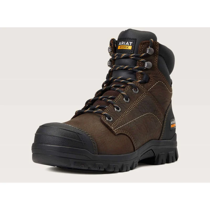 Ariat Chaussures d’extérieur Treadfast Waterproof Steel Toe Femme Marron foncé