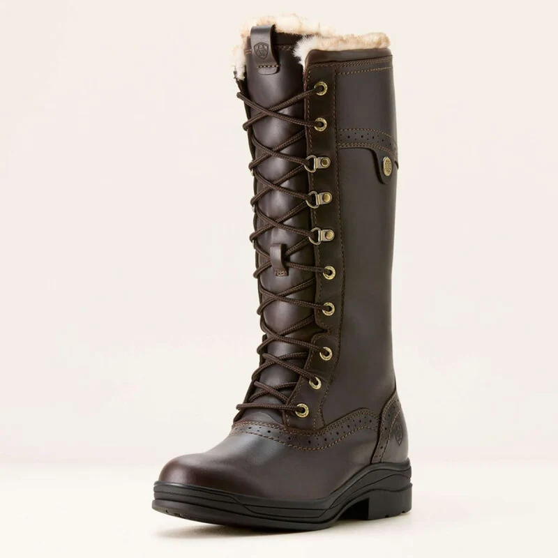 Ariat Bottes d'Extérieur Wythburn II Sherpa Waterproof Femme Dark Mocha
