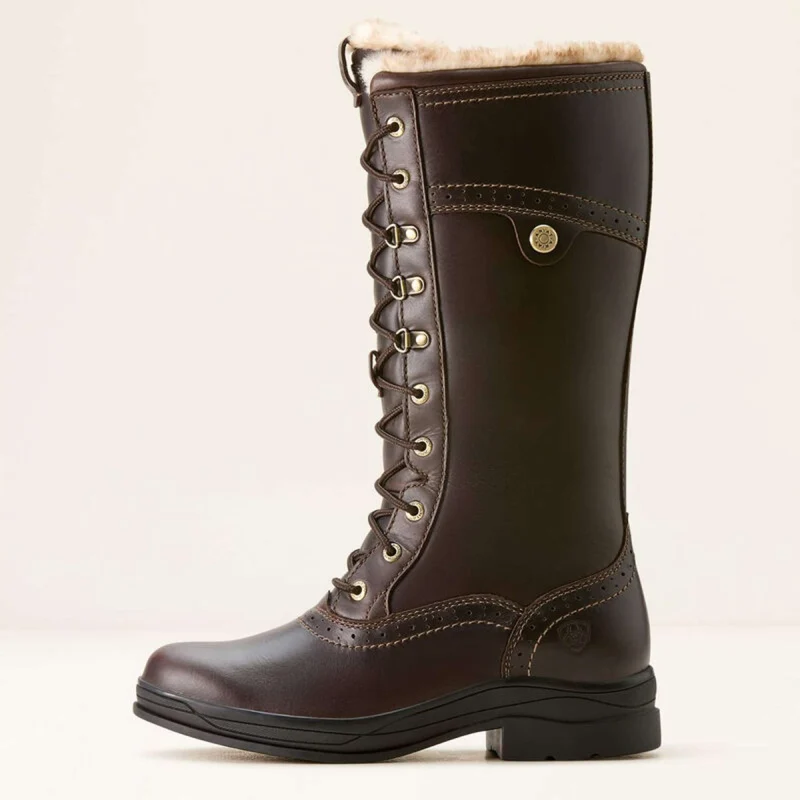 Ariat Bottes d'Extérieur Wythburn II Sherpa Waterproof Femme Dark Mocha