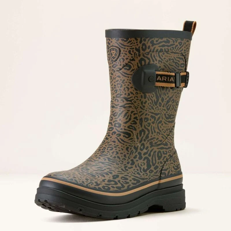 Ariat Bottes de pluie Kelmarsh Mid Femme Ocelot Print