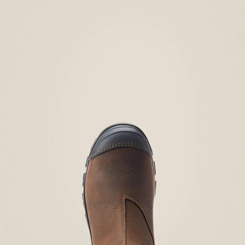 Ariat Jodhpurs Treadfast Chelsea Waterproof Steel Toe Hommes Marron foncé