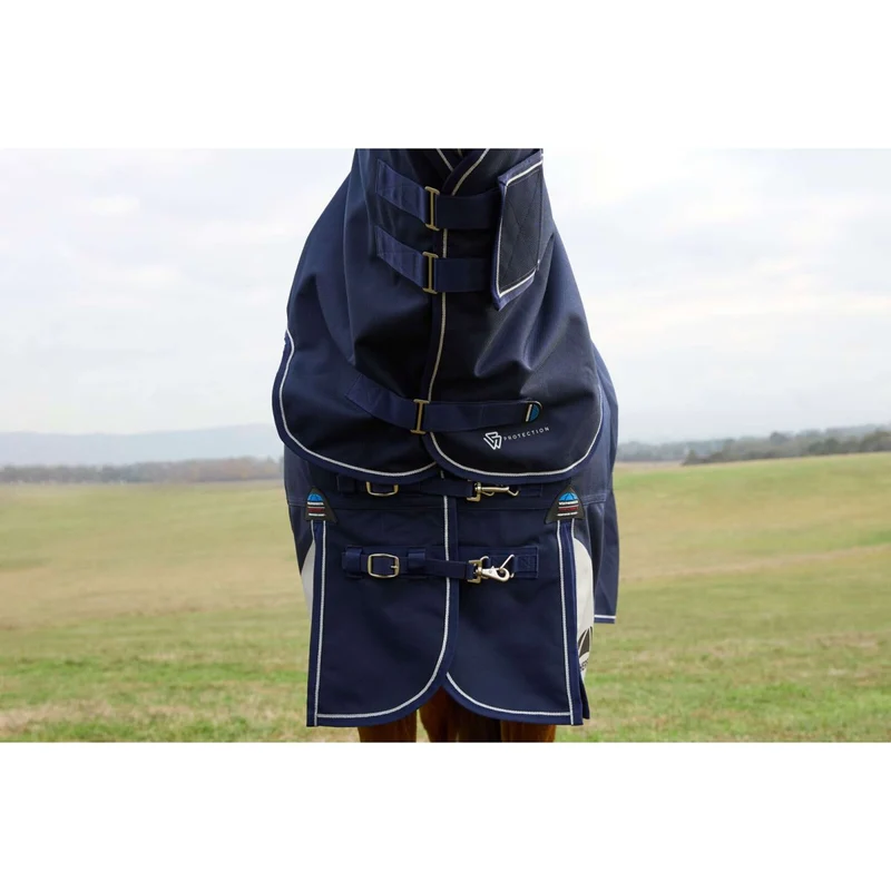WeatherBeeta ComFiTec Ultra Turnout Detach-A-Neck 100g Marin