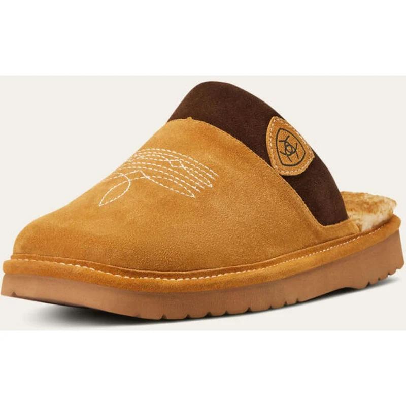 Ariat Pantoufle Silversmith Hommes Châtaigne