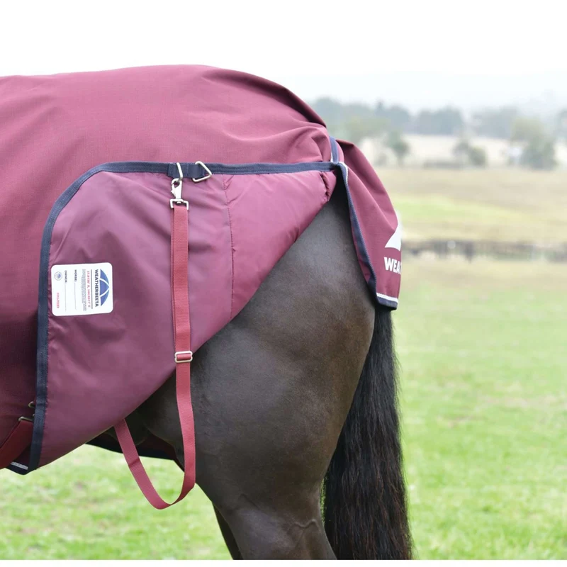 WeatherBeeta ComFiTec Essential Turnout Detach-A-Neck 220g Bourgogne/Marine
