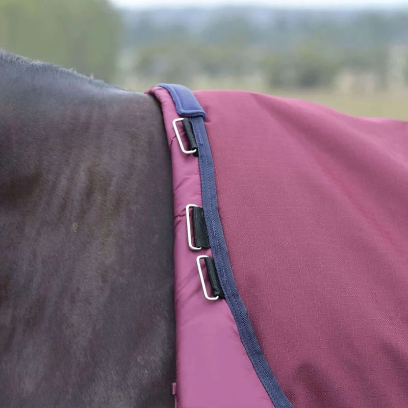 WeatherBeeta ComFiTec Essential Turnout Detach-A-Neck 50g Bourgogne/Marine