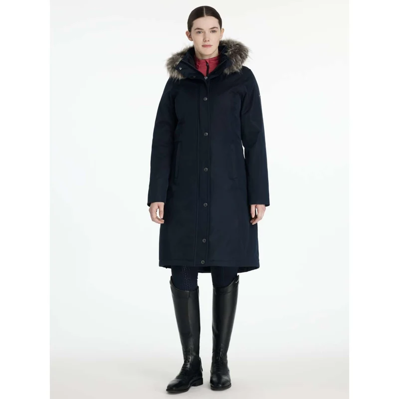 LeMieux Veste Anya Waterproof Long Marin