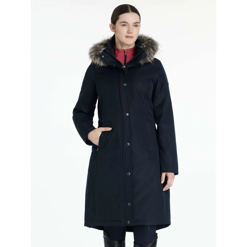 LeMieux Veste Anya Waterproof Long Marin