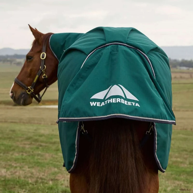 WeatherBeeta ComFiTec Plus Dynamic Turnout Detach-A-Neck 100g Forest Green/Navy