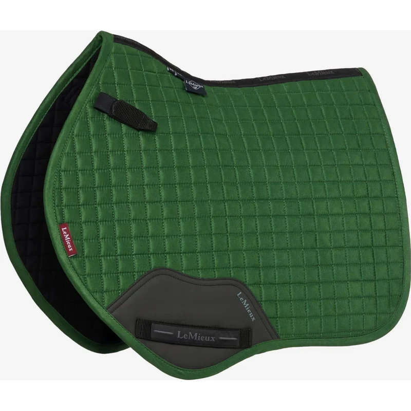 LeMieux Tapis de Selle Mini Suede Square Close Contact Hunter Green