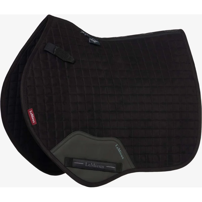 LeMieux Tapis de Selle Mini Suede Square Close Contact Noir
