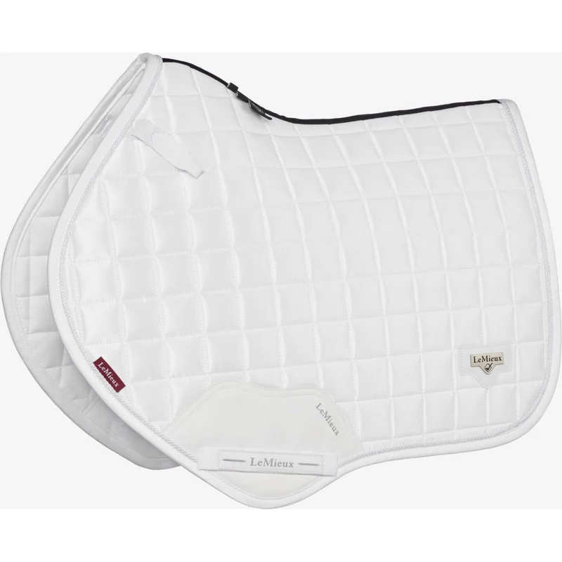 LeMieux Tapis de Selle Loire Classic Square Close Contact Blanc