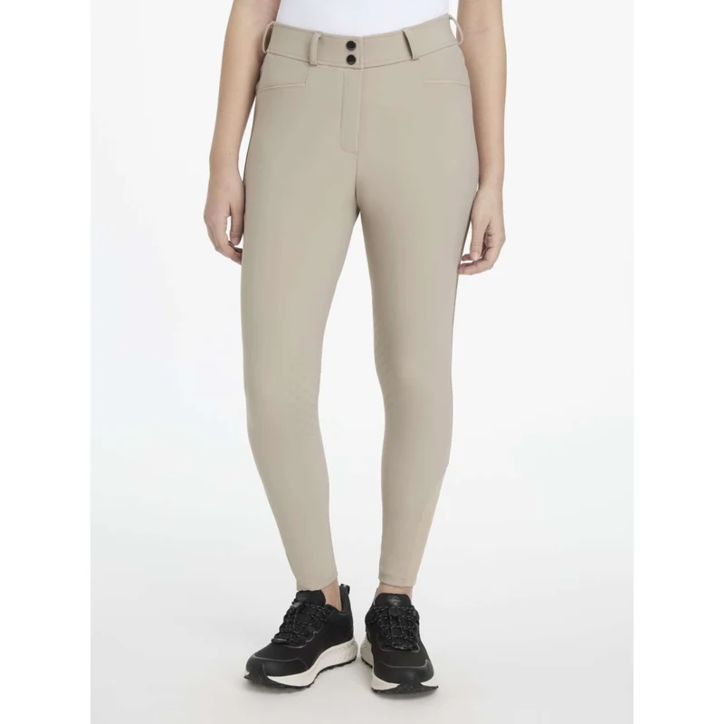 LeMieux Pantalon d'Équitation Isabelle Full Grip Almond