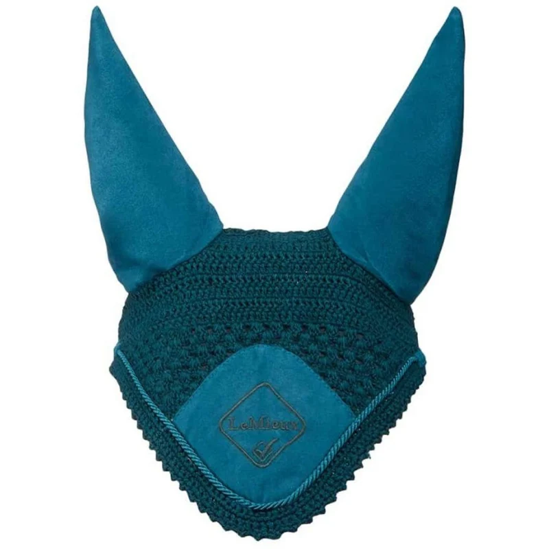 LeMieux Bonnet Anti-Mouches Classic Peacock Argent