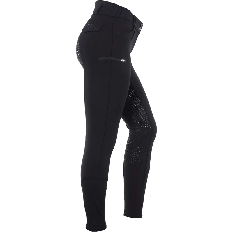 ELT Pantalon d'Équitation Kassandra Taille Haute Noir