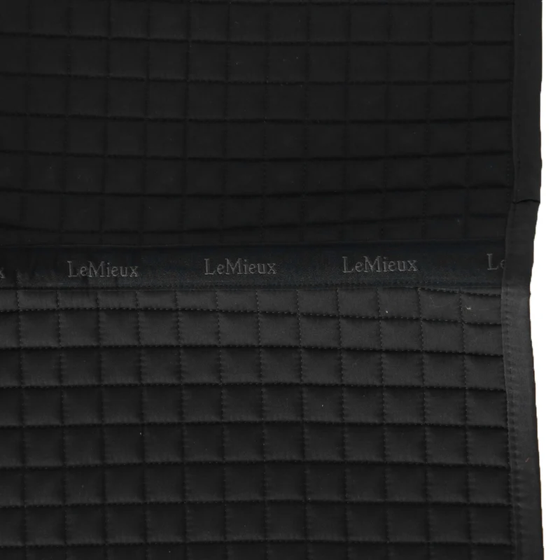 LeMieux Tapis de Selle Cotton Square Close Contact Noir