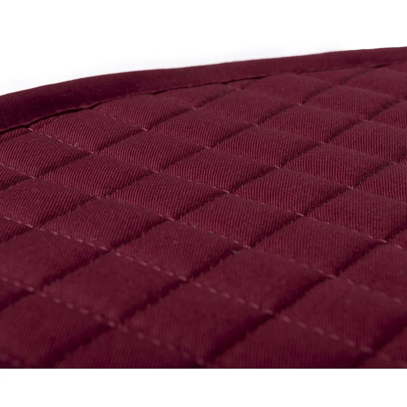 LeMieux Tapis de Selle Cotton Square Close Contact Bordeaux