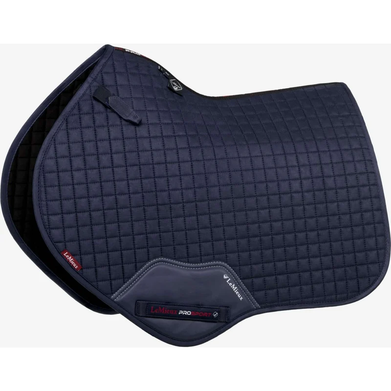LeMieux Tapis de Selle Suede Square Close Contact Marin