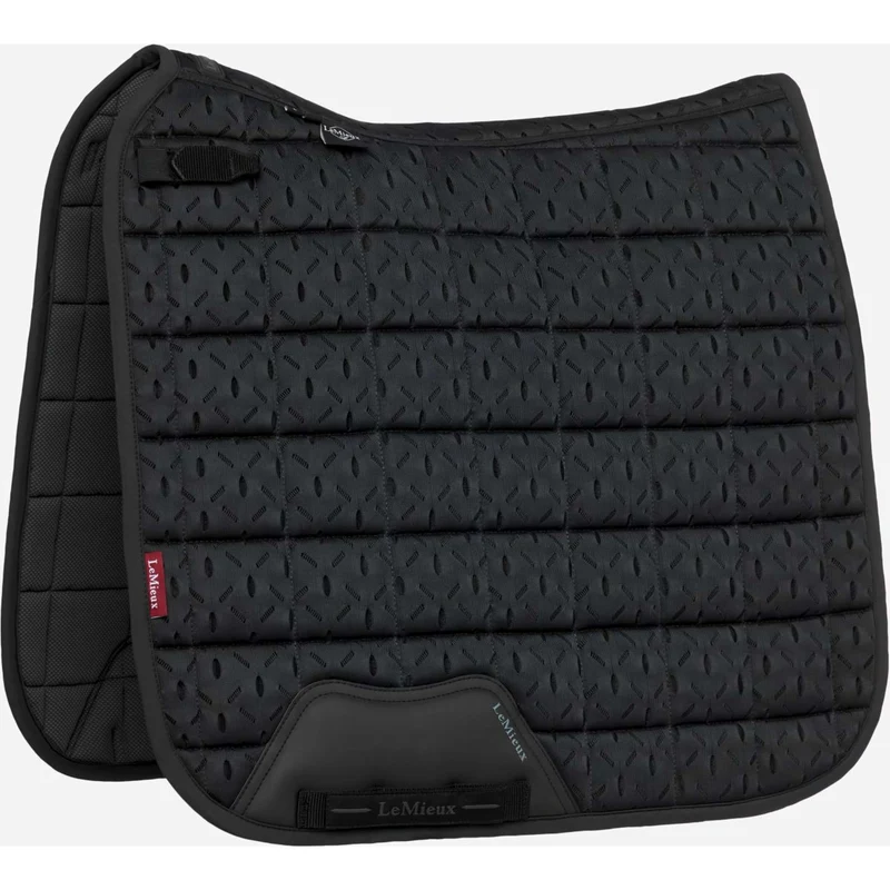 LeMieux Tapis de Selle 3D Mesh Self-Cool Square Dressage Noir