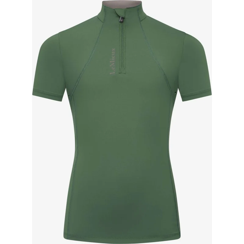LeMieux Baselayer Young Rider Classique Manches Courtes Hunter Green