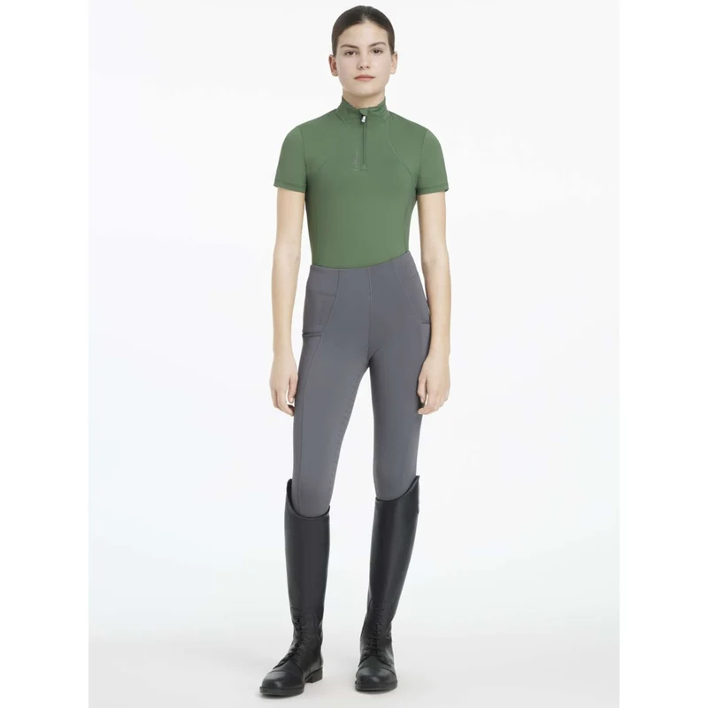 LeMieux Baselayer Young Rider Classique Manches Courtes Hunter Green